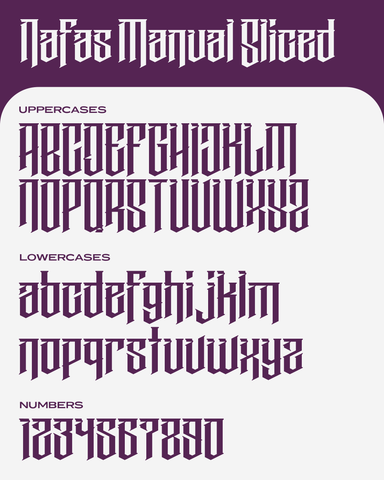 Nafas Manual - Free Display Font