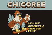 Chicoree - Free Geometric Grotesk Typeface