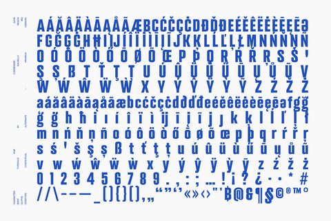 Denominary - Sans Serif Typeface