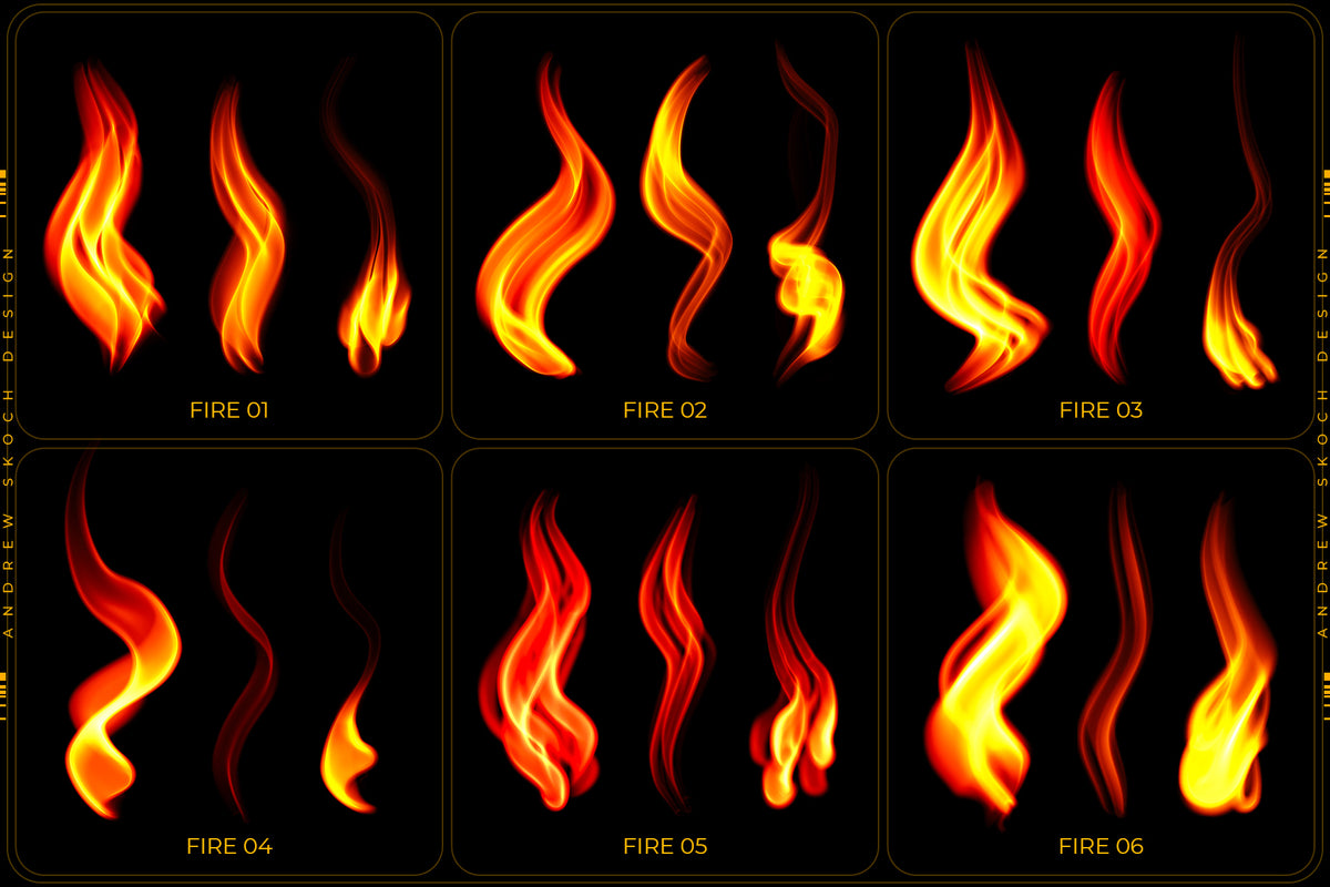Fire Procreate Brushes – Pixel Surplus