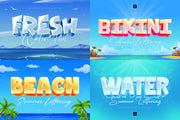 Summer Text Effects Bundle