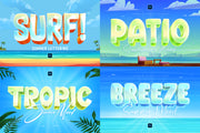 Summer Text Effects Bundle