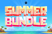 Summer Text Effects Bundle