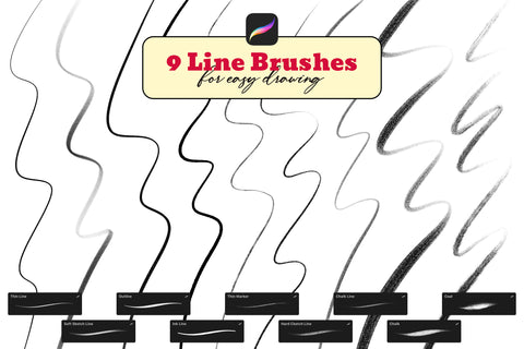 Basic Brushes for Procreate