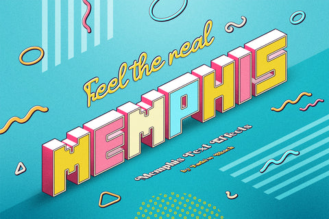 Memphis Text Effects