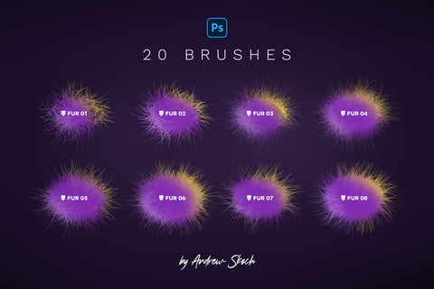 Fur Photoshop Brushes