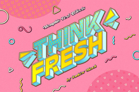 Memphis Text Effects