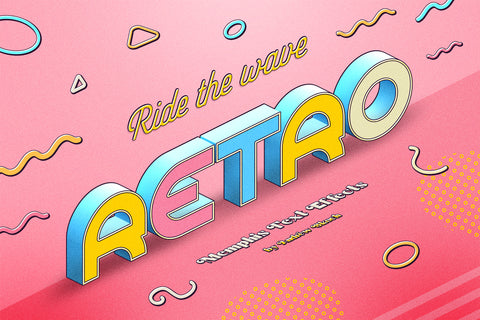 Memphis Text Effects