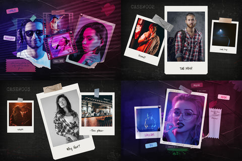 Polaroid Photo Templates Bundle