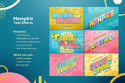 Memphis Text Effects