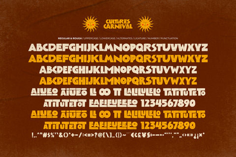 Cultures Carnival - Festival Font