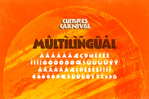 Cultures Carnival - Festival Font