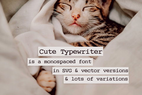 Typewriter Font Bundle Vol. 5