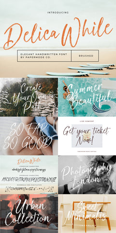 The Cursive Font Collection