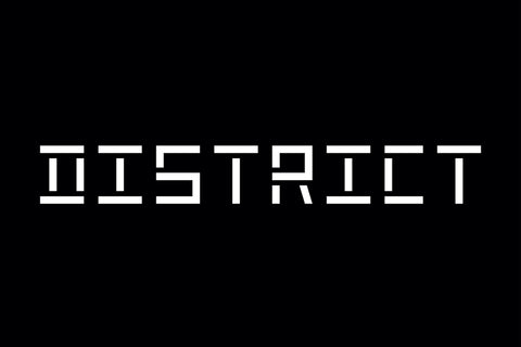 District - Free Font