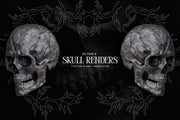 Skull Renders - 35 3D Renders