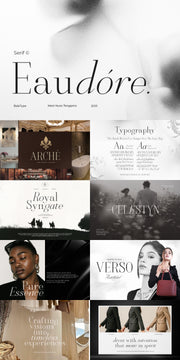 The Striking Serif Font Collection