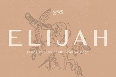 Elijah Sans Serif Display Font