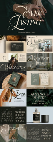 The Enchanted Wedding Font Collection