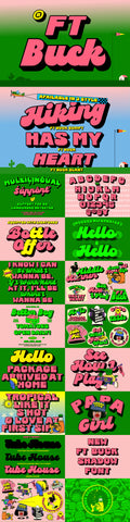 The Eclectic Display Font Bundle