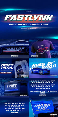 The Need For Speed Font Bundle