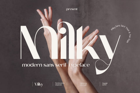 TBJ Milky | Display Typeface