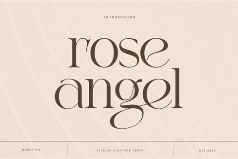 TBJ Rose Angel | Display Serif