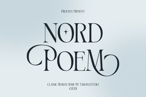 TBJ Nord Poem | Classic Roman Serif