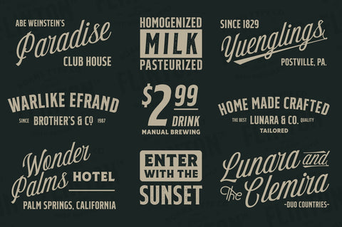 FLINTON Font Bundle