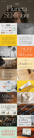 The Striking Serif Font Collection