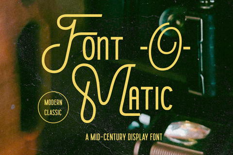 Font-o-Matic | Retro Display Font