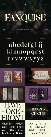 The Striking Serif Font Collection