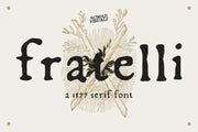 Fratelli Serif font Extras