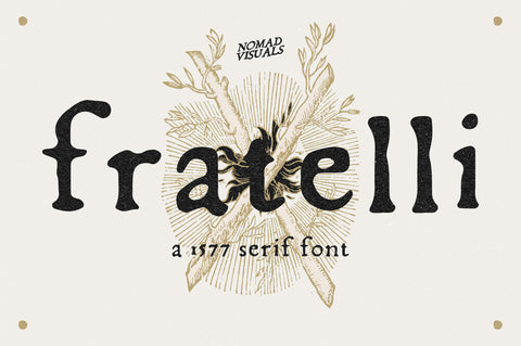 Fratelli Serif font Extras