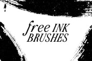 60 Free Photoshop Ink Brushes - Pixel Surplus