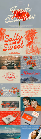 The Cursive Font Collection