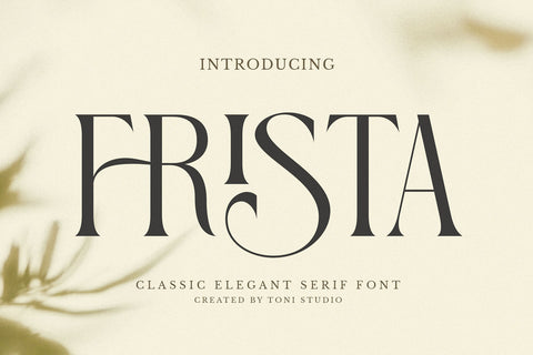 FRISTA || modern ligature