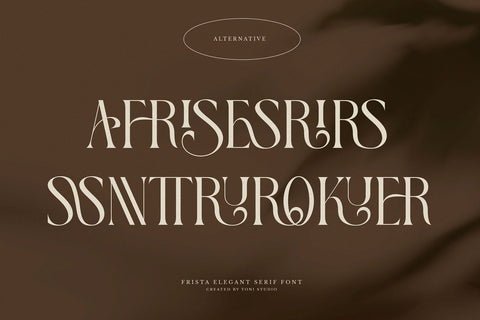 FRISTA || modern ligature