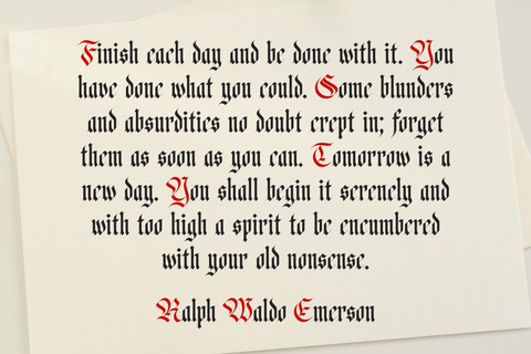 Fusing – Bold Blackletter Simplicity