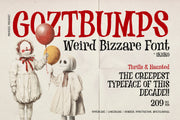 Goztbumps - Weird Bizzare Font ikiiko ikiiko