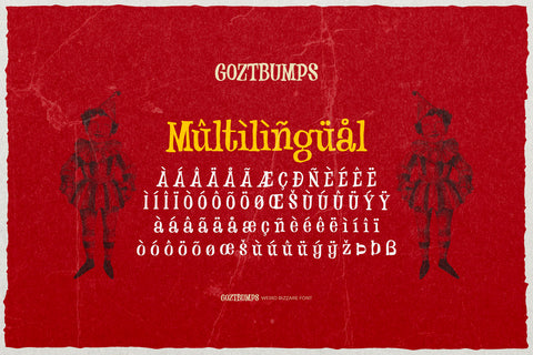 Goztbumps - Weird Bizzare Font ikiiko ikiiko