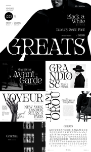 The Unique Serif Font Bundle