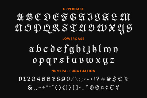 DT Forsaken Blackletter