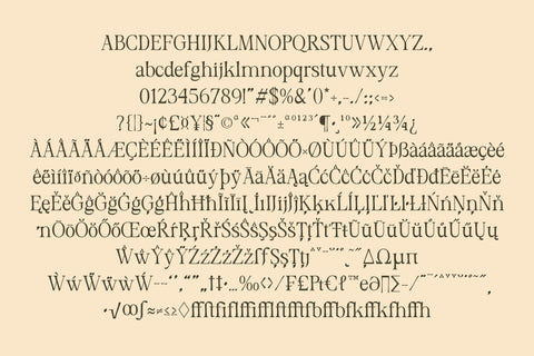 DT Morelish - Serif Display