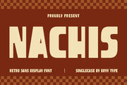 DT Nachis - Retro Display Font