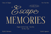 DT Escape Memories - Font Duo