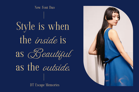 DT Escape Memories - Font Duo
