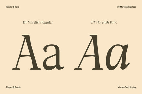 DT Morelish - Serif Display
