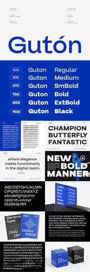 The Unique Sans Serif Font Bundle