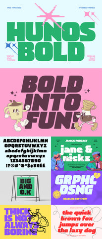 The Big & Bold Display Font Bundle
